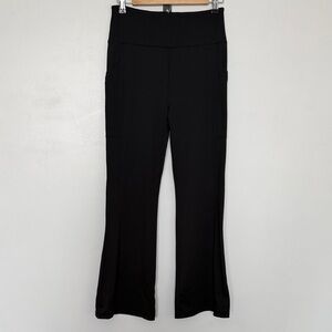 Lou & Grey Black High-Rise Flare Pocket Leggings